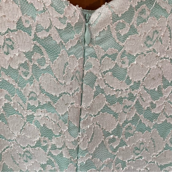 American Princess Lime Green Lace Occasion Dress 12 - Picture 10 of 10